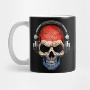 Dark Skull Deejay with Dutch Flag Mug